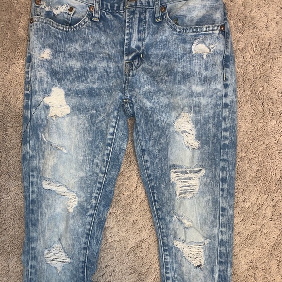 American Eagle Flex Ripped Jeans Skinny/Slim 28x30 - Picture 2 of 5
